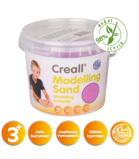 Creall Kinetik Modelleme Kumu (750 gr) // Mor