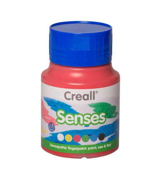 Creall Senses - Dokulu Parmak Boyası (500 ml) // Kırmızı