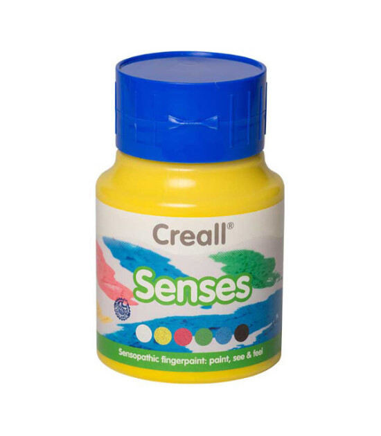 Creall Senses - Dokulu Parmak Boyası (500 ml) // Sarı