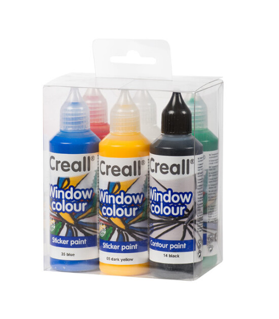 Creall Window Colour // Cam Boyası (6 x 80ml)