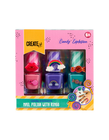 Create It Oje ve Y&uuml;z&uuml;k Seti // G&ouml;kkuşağı