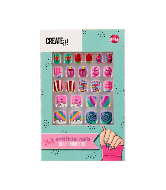 Create It Takma Tırnak Seti // Rainbow