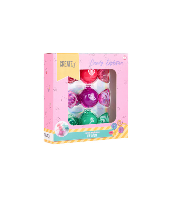 Create It 3'lü Dudak Balmı Seti - Candy Explosion