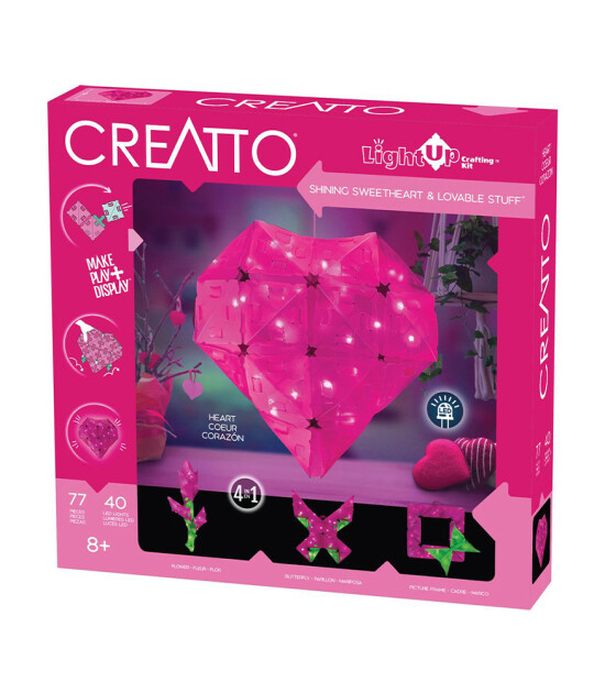 Creatto Birleştirilebilir Led Aydınlatma // Love - Kalp