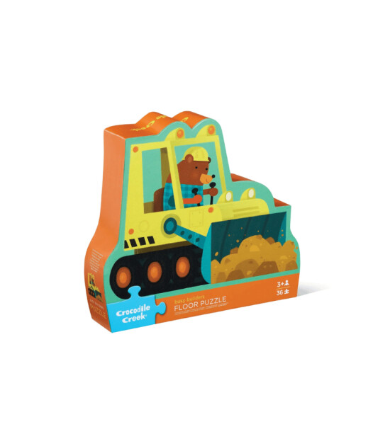 Crocodile Creek Dekoratif Puzzle // Busy Builders (36 Parça)