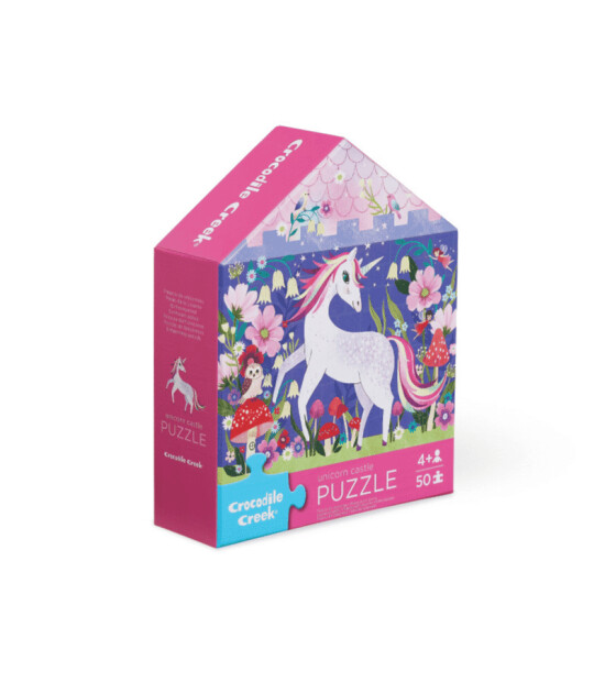 Crocodile Creek Puzzle // Unicorn Kalesi (50 Parça)
