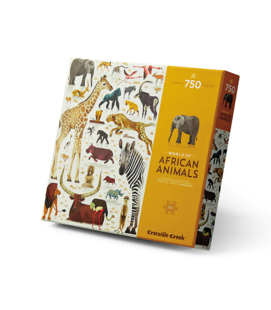 Crocodile Creek Aile Puzzle // Afrika Hayvanları (750 Parça)