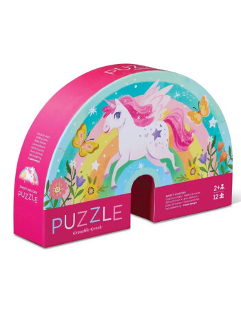 Crocodile Creek Puzzle // Sweet Unicorn (12 Par&ccedil;a)