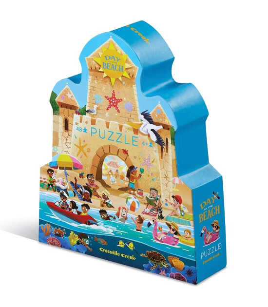 Crocodile Creek Puzzle // Day at the Beach (48 Parça)