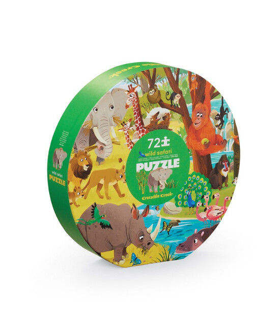 Crocodile Creek Puzzle // Wild Safari (72 Parça)