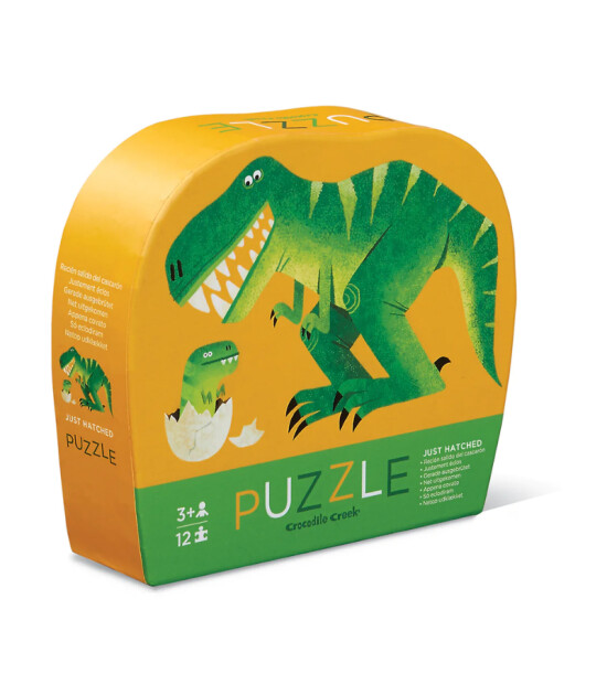 Crocodile Creek Mini Puzzle // Dinozor ve Yavrusu (12 Parça)