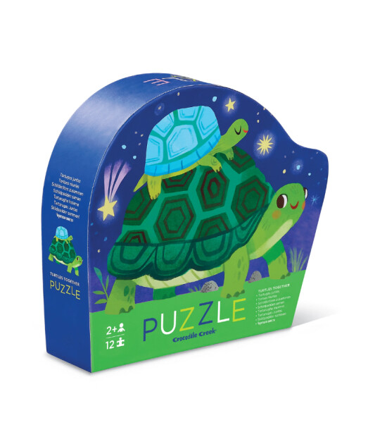 Crocodile Creek Mini Puzzle // Kaplumbağalar (12 Parça)