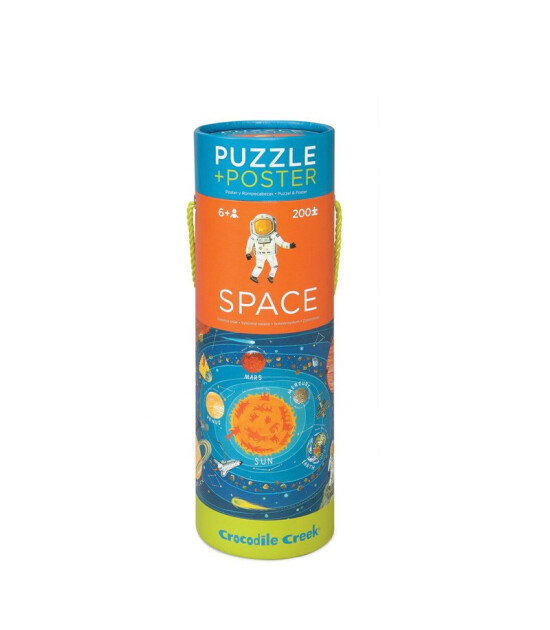 Crocodile Creek Poster Puzzle // Space (200 Parça)