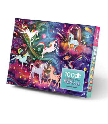 Crocodile Creek Puzzle // Unicorn Galaksi (100 Parça)