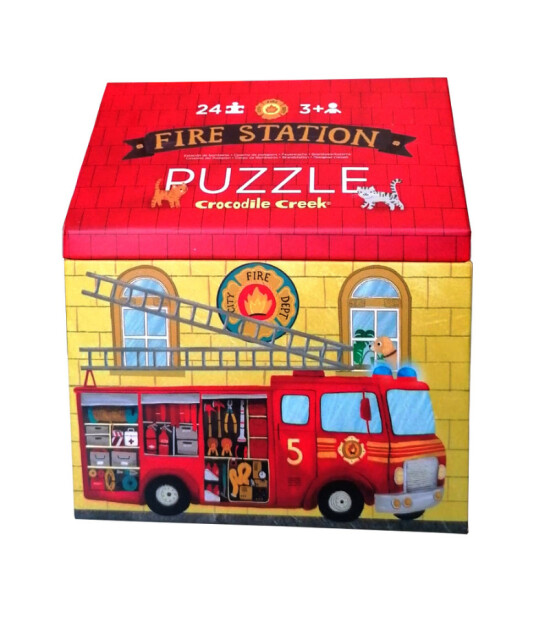 Crocodile Creek Puzzle // İtfaiye (24 Par&ccedil;a)