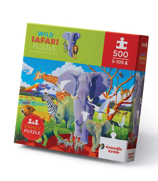 Crocodile Creek Puzzle // Wild Safari (500 Parça)