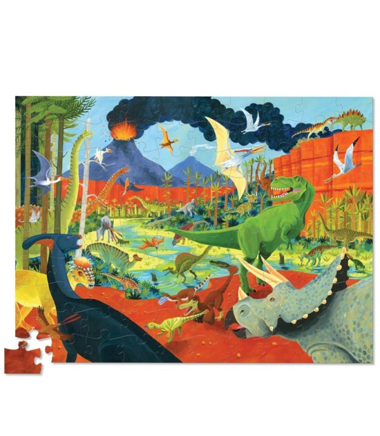 Crocodile Creek Puzzle // Thirty Six Dinosaurs (100 Parça)