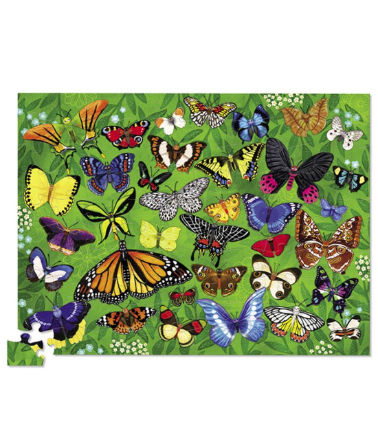 Crocodile Creek Puzzle // Thirty Six Butterflies (100 Parça)