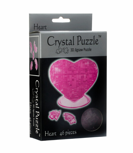Crystal Puzzle // Pembe Kalp
