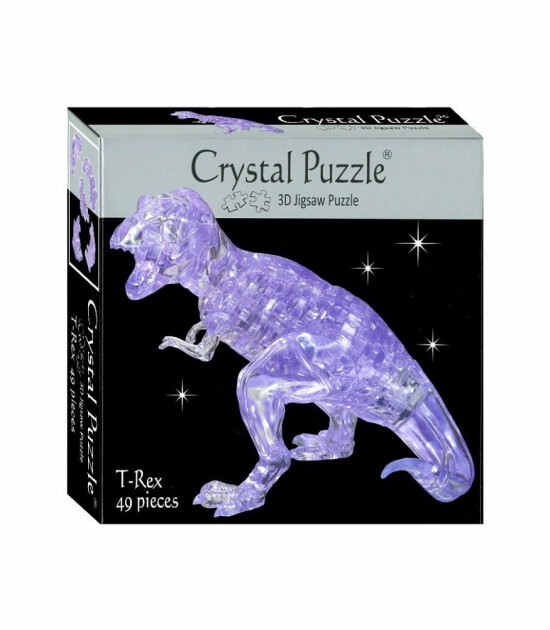 Crystal Puzzle // T-Rex Şeffaf (Orta Boy)