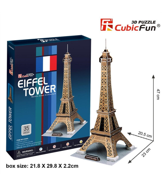 Cubic Fun 3D Puzzle // Eyfel Kulesi (39 Par&ccedil;a)