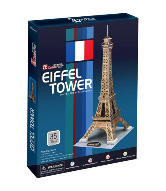 Cubic Fun 3D Puzzle // Eyfel Kulesi (39 Par&ccedil;a)