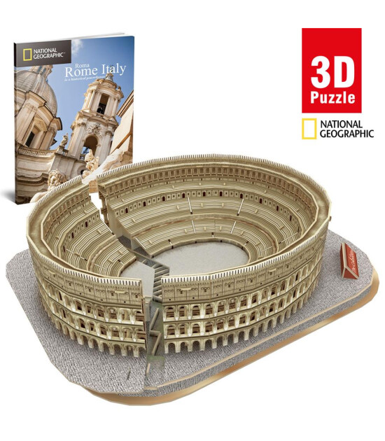 Cubic Fun 3D Puzzle National Geographic Serisi // Colosseum (131 Parça)