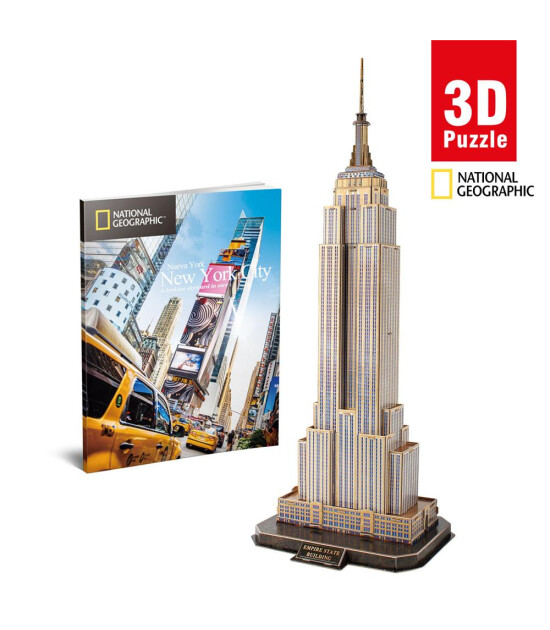 Cubic Fun 3D Puzzle National Geographic Serisi // Empire State Binası (66 Parça)