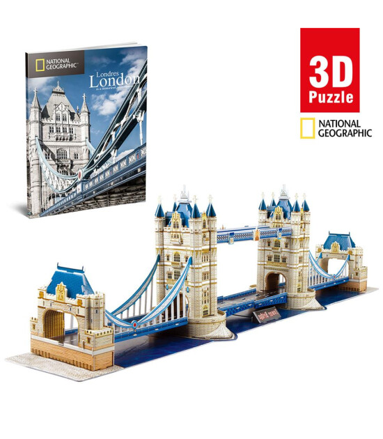 Cubic Fun  National Geographic Serisi Tower Bridge 3D Puzzle