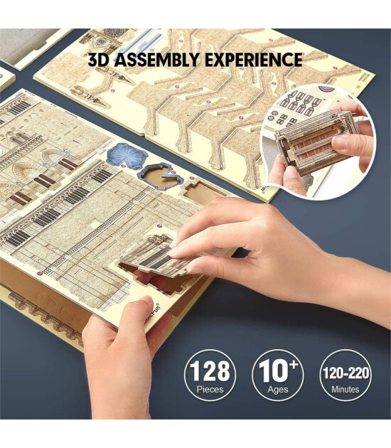 Cubic Fun 3D Puzzle National Geographic Serisi // Notre Dame De Paris (128 Par&ccedil;a)