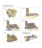 Cubic Fun 3D Puzzle National Geographic Serisi // Notre Dame De Paris (128 Par&ccedil;a)
