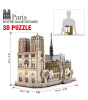 Cubic Fun 3D Puzzle National Geographic Serisi // Notre Dame De Paris (128 Par&ccedil;a)