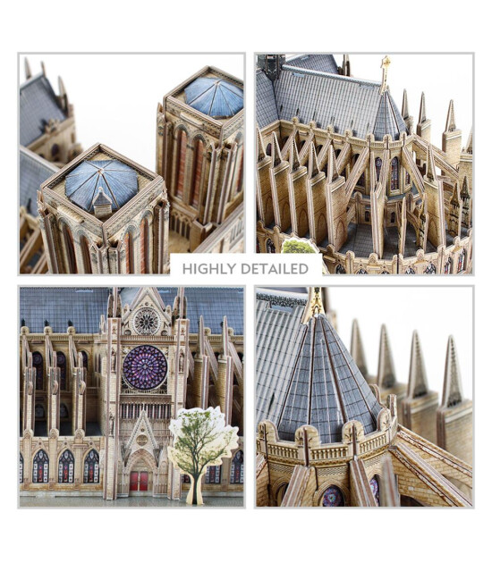 Cubic Fun 3D Puzzle National Geographic Serisi // Notre Dame De Paris (128 Par&ccedil;a)