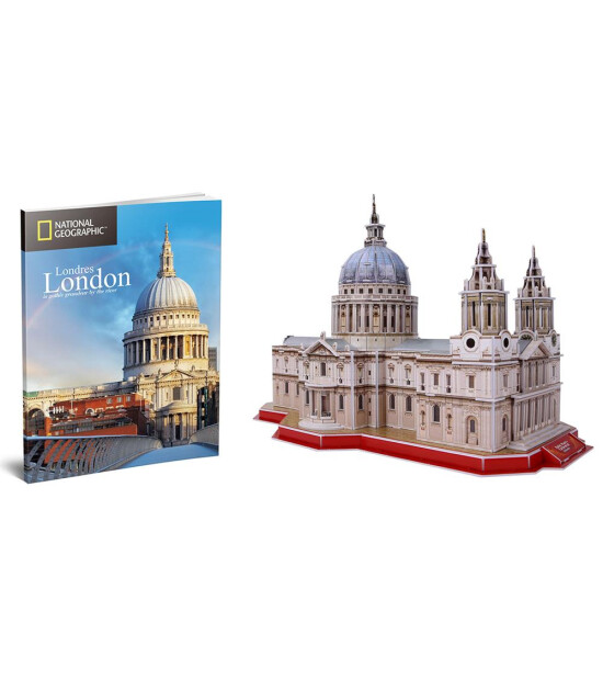 Cubic Fun 3D Puzzle National Geographic Serisi // Aziz Paul Katedrali (107 Par&ccedil;a)