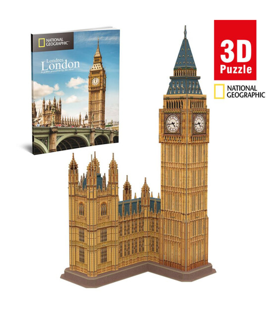 Cubic Fun 3D Puzzle National Geographic Serisi // Big Ben (94 Parça)