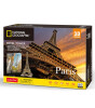 Cubic Fun 3D Puzzle National Geographic Serisi // Eyfel Kulesi (80 Par&ccedil;a)