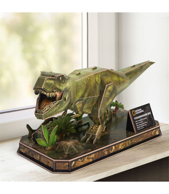 Cubic Fun 3D Puzzle National Geographic // Tyrannosaurus REX (52 Adet)