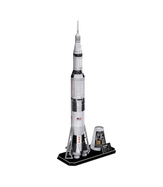 Cubic Fun 3D Puzzle Nasa // Apollo Saturn V Roket (136 Adet)