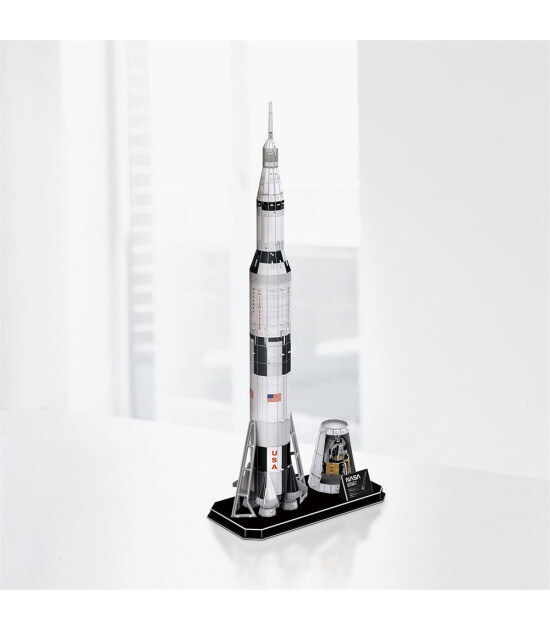 Cubic Fun 3D Puzzle Nasa // Apollo Saturn V Roket (136 Adet)