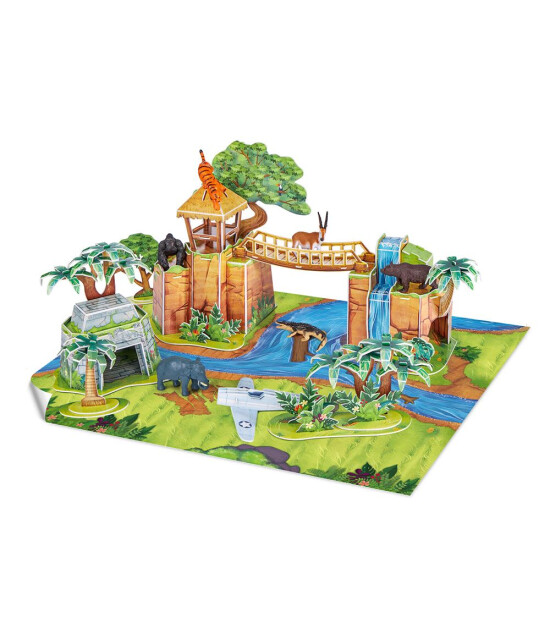 Cubic Fun 3D Puzzle National Geographic Serisi // Orman Hayvanları Oyun Seti