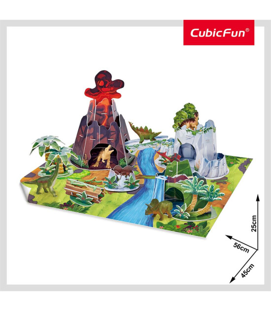 Cubic Fun 3D Puzzle National Geographic Serisi // Dinozor Oyun Seti
