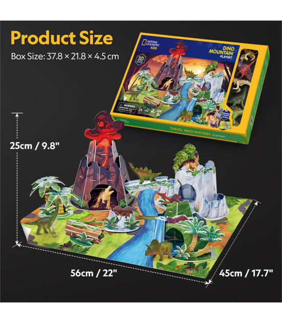 Cubic Fun 3D Puzzle National Geographic Serisi // Dinozor Oyun Seti