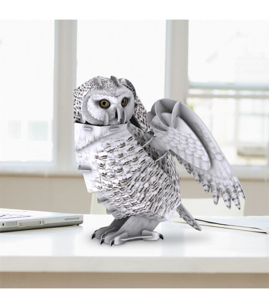 Cubic Fun 3D Puzzle National Geographic // Kar Baykuşu (62 Adet)