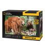 Cubic Fun 3D Puzzle National Geographic // Boz Ayı (88 Adet)