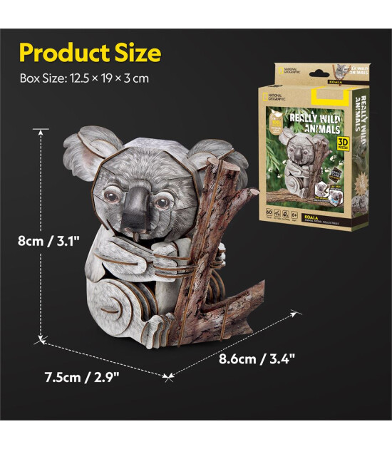 Cubic Fun 3D Puzzle İnteraktif National Geographic // Koala