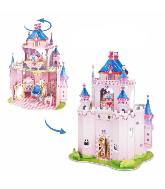 Cubic Fun 3D Puzzle // Prenses Gizli Bah&ccedil;e Şatosu (92 Par&ccedil;a)