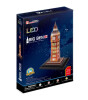 Cubic Fun 3D Puzzle Led Işıklı // Big Ben Saat Kulesi (28 Par&ccedil;a)