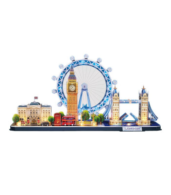 Cubic Fun LED Işıklı 3D Puzzle // London City Line (186 Par&ccedil;a)
