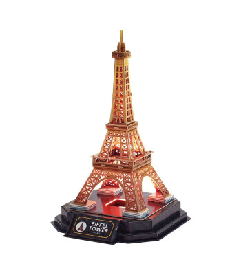 Cubic Fun 3D Puzzle Led Işıklı // Eyfel Kulesi (51 Par&ccedil;a)