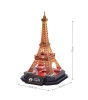 Cubic Fun 3D Puzzle Led Işıklı // Eyfel Kulesi (51 Par&ccedil;a)